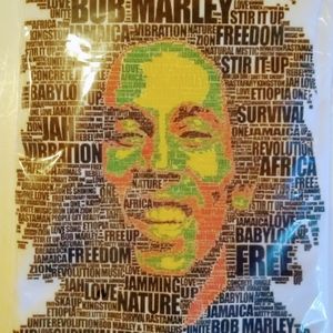 Women V Neck Bob Marley T Shirt